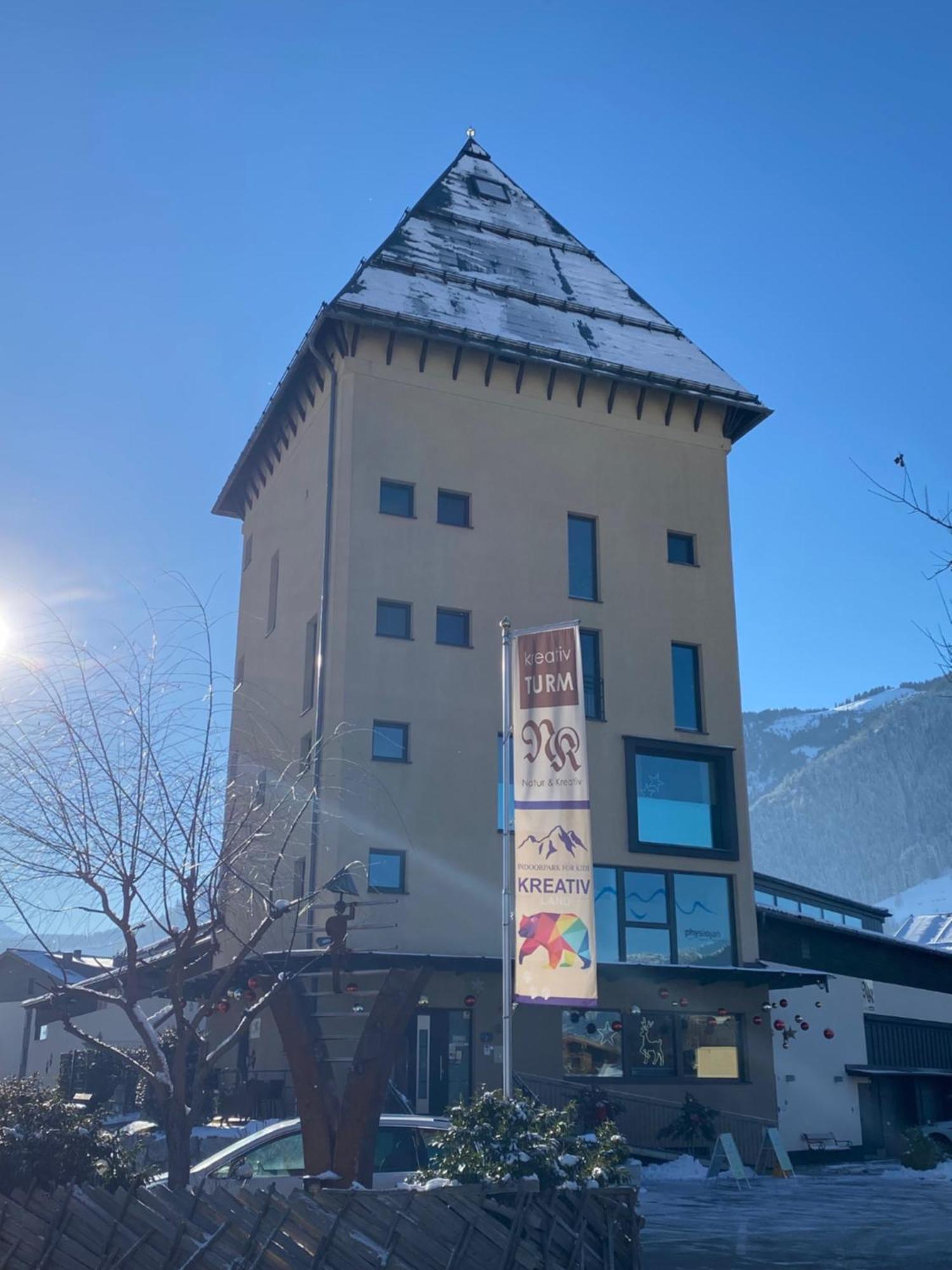 Apartmán Loft Im Turm Maishofen Exteriér fotografie